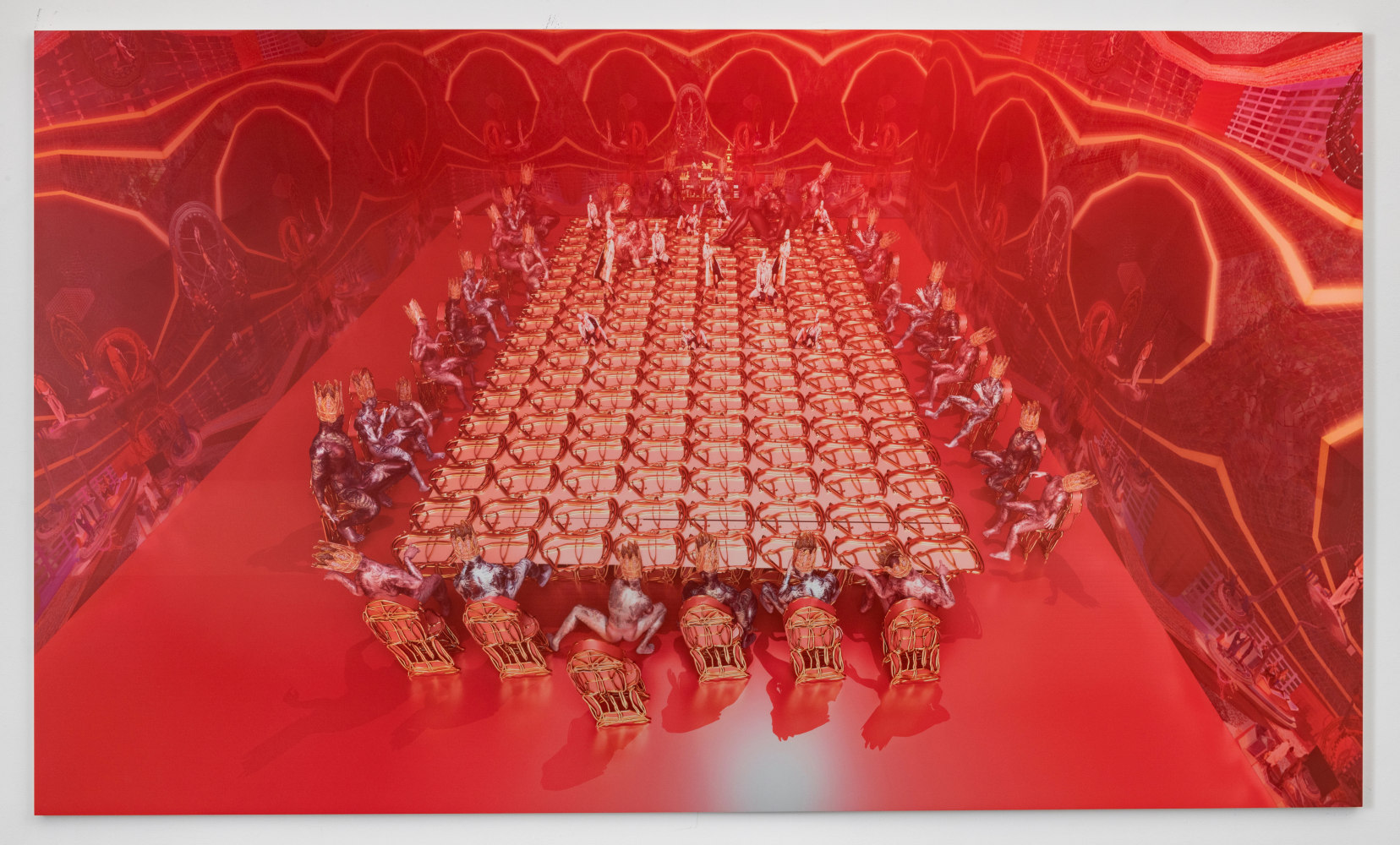 JACOLBY SATTERWHITE
Money Room
2019
UV pigment on aluminum, edition of 2&amp;nbsp;plus 1&amp;nbsp;AP
47 by 80 in.&amp;nbsp; 119.4 by 203.2 cm.
MI&amp;amp;N 16112