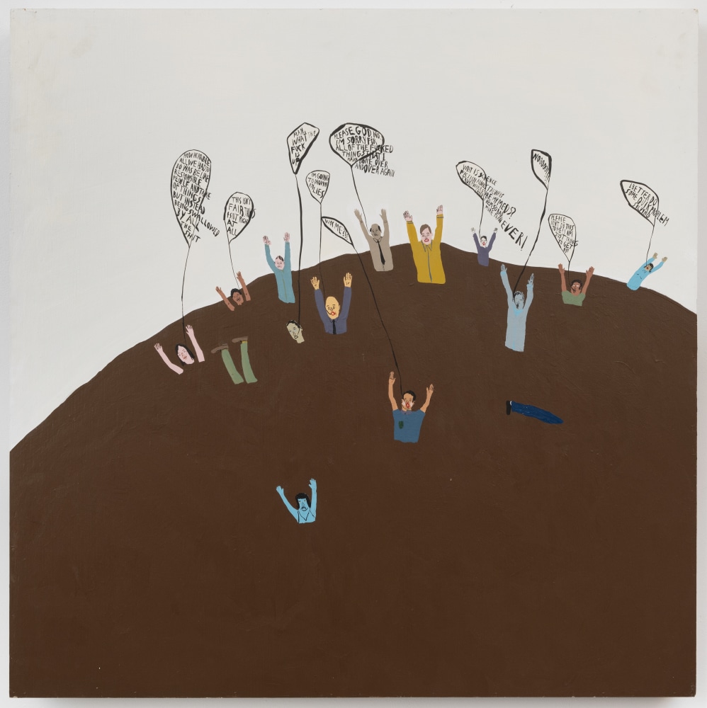 
CHRIS JOHANSON
This Isn&amp;#39;t Fair
2002
Acrylic on wood
48 by 48 by 4 in.&amp;nbsp; 121.9 by 121.9 by 10.2 cm.
MI&amp;amp;N 16468