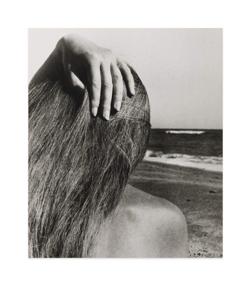 Nude, Taxo d&amp;#39;Aval, France, 1957

gelatin silver print mounted on museum board

image: 13 1/4 x 11 1/4 in. / 33.7 x 28.6 cm

sheet: 13 1/4 x 11 1/4 in. / 33.7 x 28.6 cm

mount: 20 x 16 in. / 50.8 x 40.6 cm

recto: signed, lower right