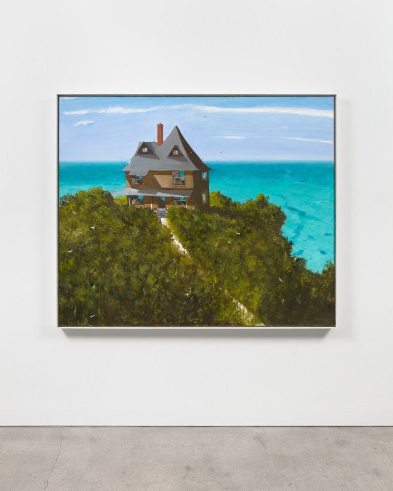 Julio Larraz
An American Poet Lives here, 2017
oil on canvas
60 x 72 in. /&amp;nbsp;152.4 x 182.9 cm