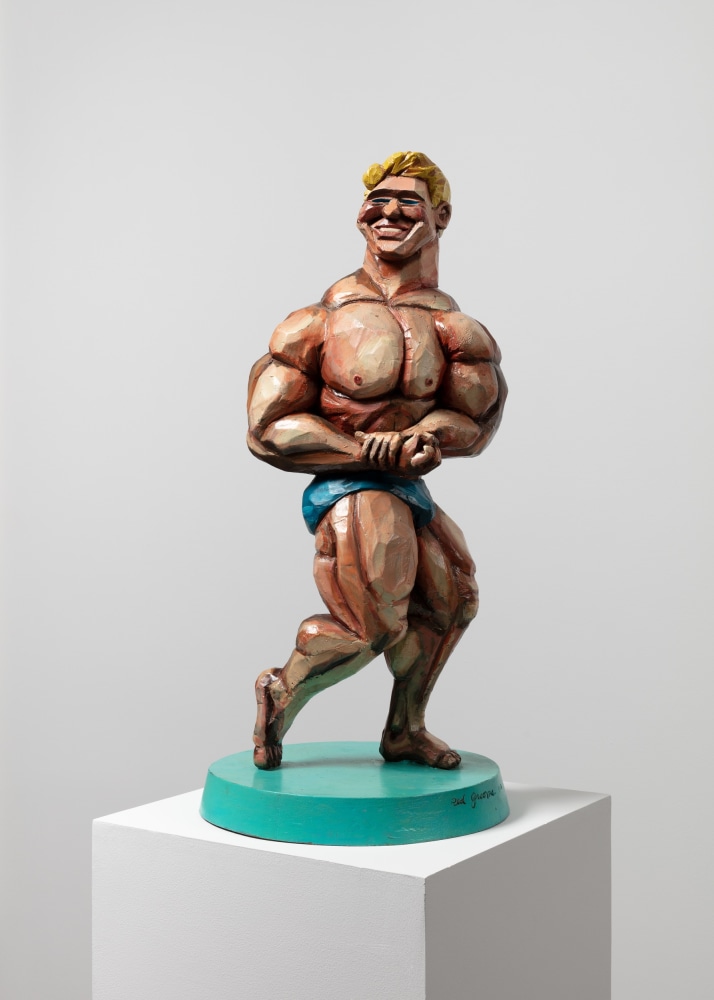 Red Grooms

Mr. Universe, 1990

painted bronze, edition of 9

31 1/4 x 14 3/4 x 14 3/4 in. / 79.4 x 37.5 x 37.5 cm