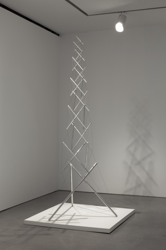 Needle Tower (model), 1968

aluminum and stainless-steel cable, edition of 4
102 x 32 1/2 x 38 1/2 in. / 259.1 x 82.5 x 97.8 cm