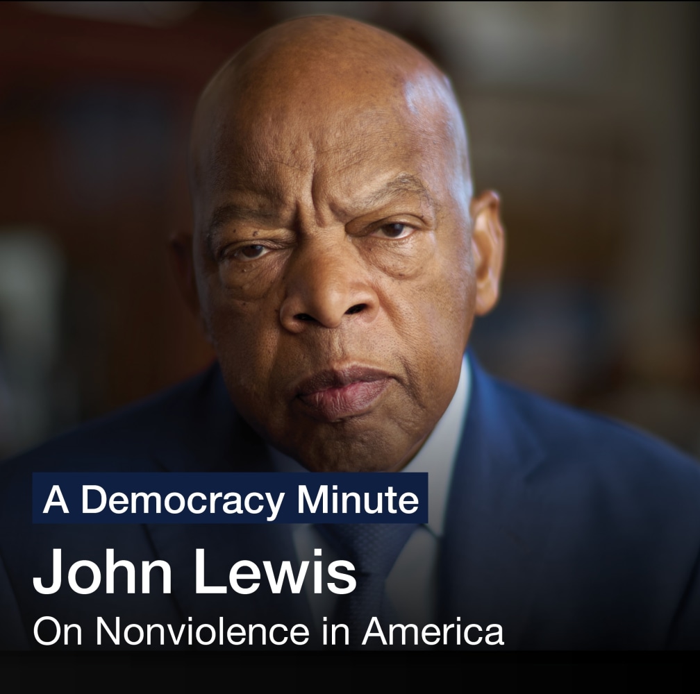 A Democracy Minute

John Lewis: What is the relationship between the philosophy nonviolence and democracy?

Watch Here

(11 of 11)