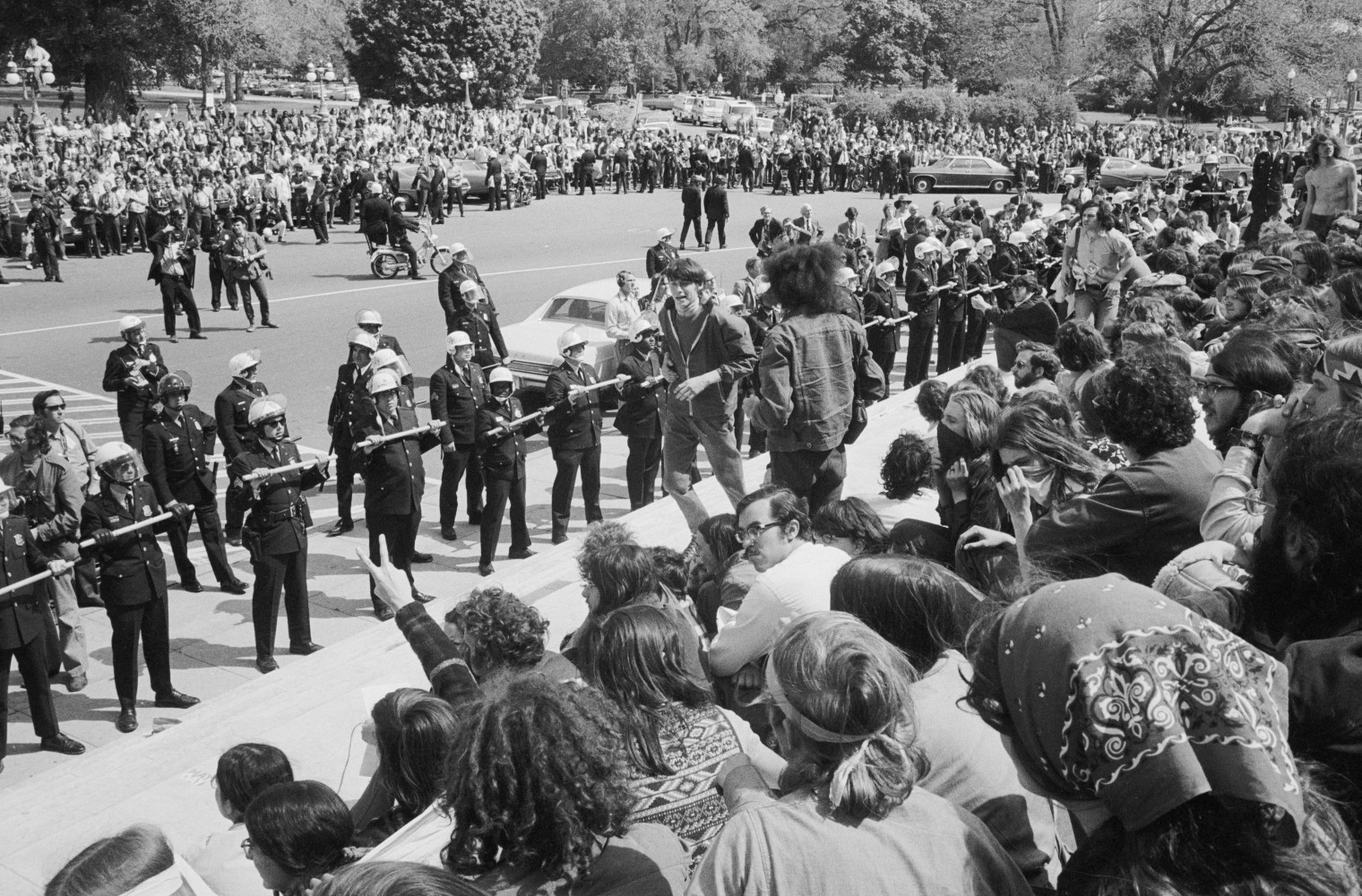 Anti-Vietnam War protest, U.S. Capitol, Washington, D.C., May 5, 1971 (Courtesy Library of Congress)