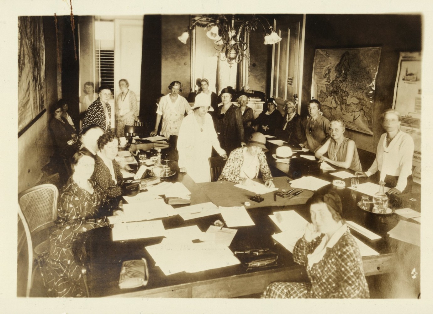 Women&amp;#39;s Consultative Committee at League of Nations, ca. 1931 (Courtesy Library of Congress)