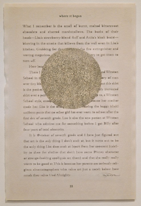 Youdhisthir Maharjan
Where it Began
2019
Hand-cut text collage on reclaimed book pages
8.25 x 5.5 in.
$1,800