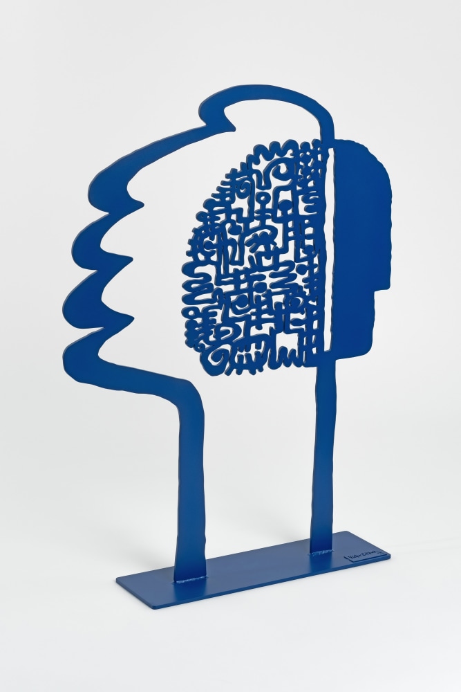 Victor Ekpuk

The Philosopher (2018)

Powder-coated steel

28 x 36 x 6 in.

$10,000