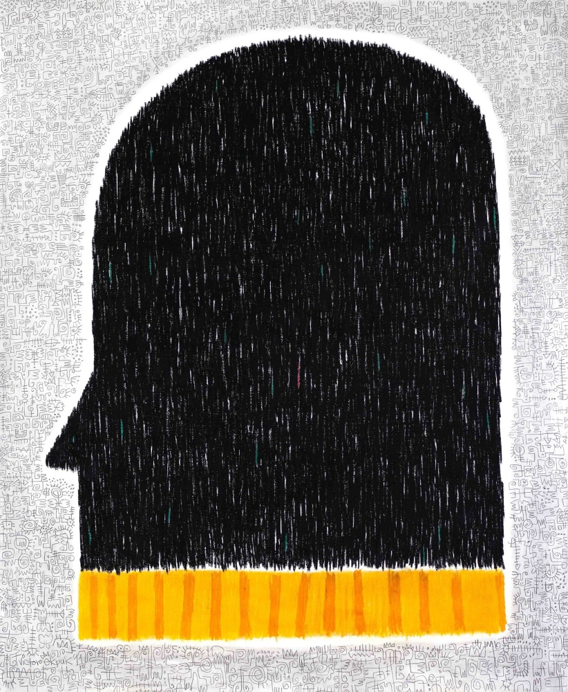 Victor Ekpuk

Head of State (2011)

Graphite and pastel on paper

48 x 60&amp;nbsp;in.

$32,000