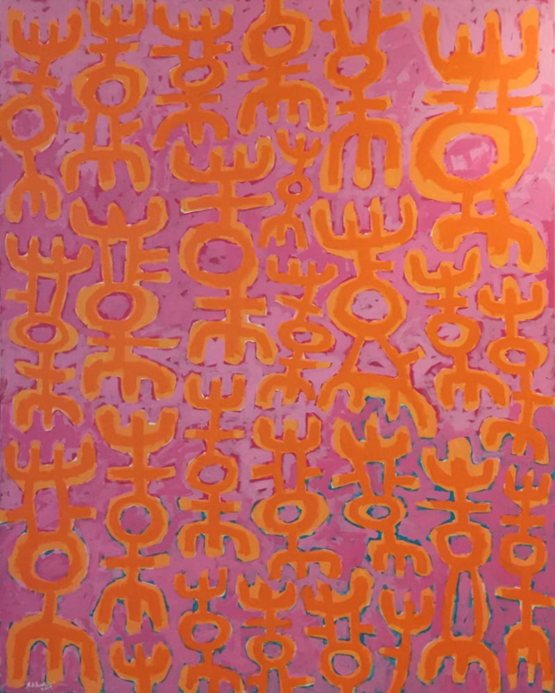 Mohamed Ahmed Ibrahim

Untitled 3&amp;nbsp;(2019)

Acrylic on canvas

78 x 59&amp;nbsp;in.&amp;nbsp;

$25,000