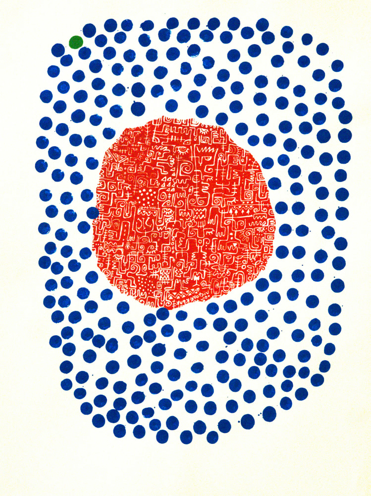 Victor Ekpuk

Found Green (2018)

Ink on paper

22 x 18 in.

$6,000