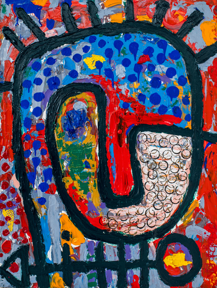 Victor Ekpuk

Fish for Lunch (2020)

Acrylic on wood

48 x 26 in.

$25,000