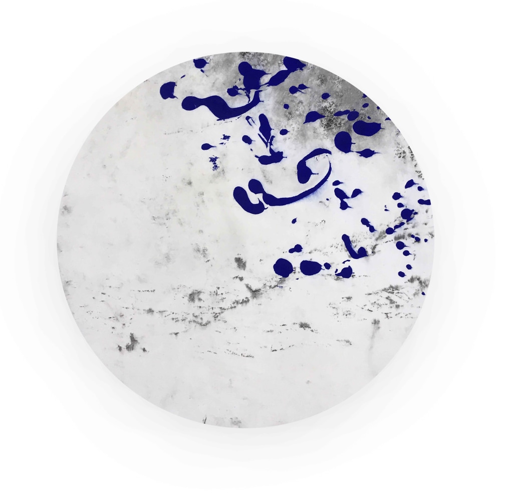 Nasr Eddine Bennacer
Je Respire Sous L&amp;#39;eau 6
Gouache on Japanese paper mounted on canvas
15.75 in. diameter
2020
$9,500