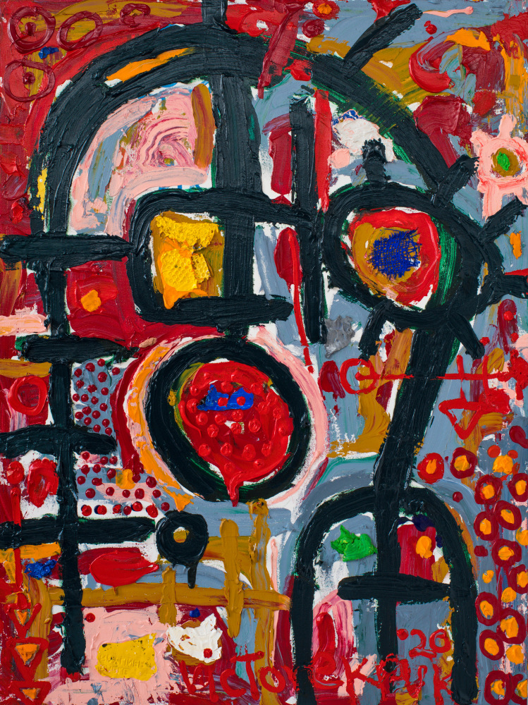 Victor Ekpuk

Oh!&amp;nbsp;(2020)

Acrylic on canvas

48 x 26 in.

$25,000