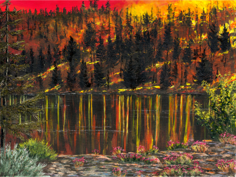 Oregon Wildfire,&amp;nbsp;2009
Oil on canvas
24 x 30 inches

SOLD