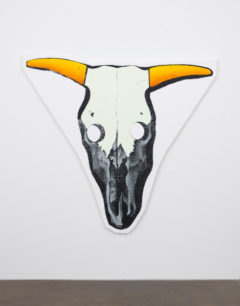Will Boone
Longhorn, 2018
acrylic on canvas over wood panel
76 3/4 x 81 1/4 x 1 1/4 inches
Photo by Jeff McLane
