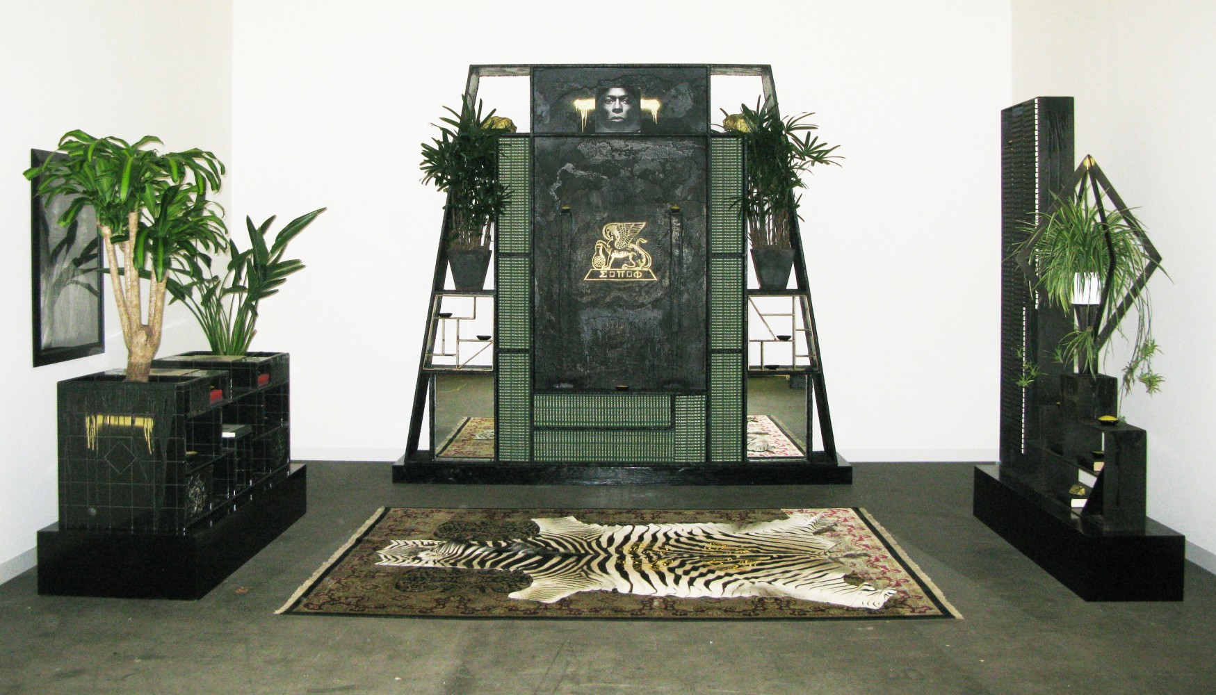 Rashid Johnson, Art 41 Basel: Statements, June 16 &amp;ndash; 20, 2010, David Kordansky Gallery, Basel, Switzerland (installation view)