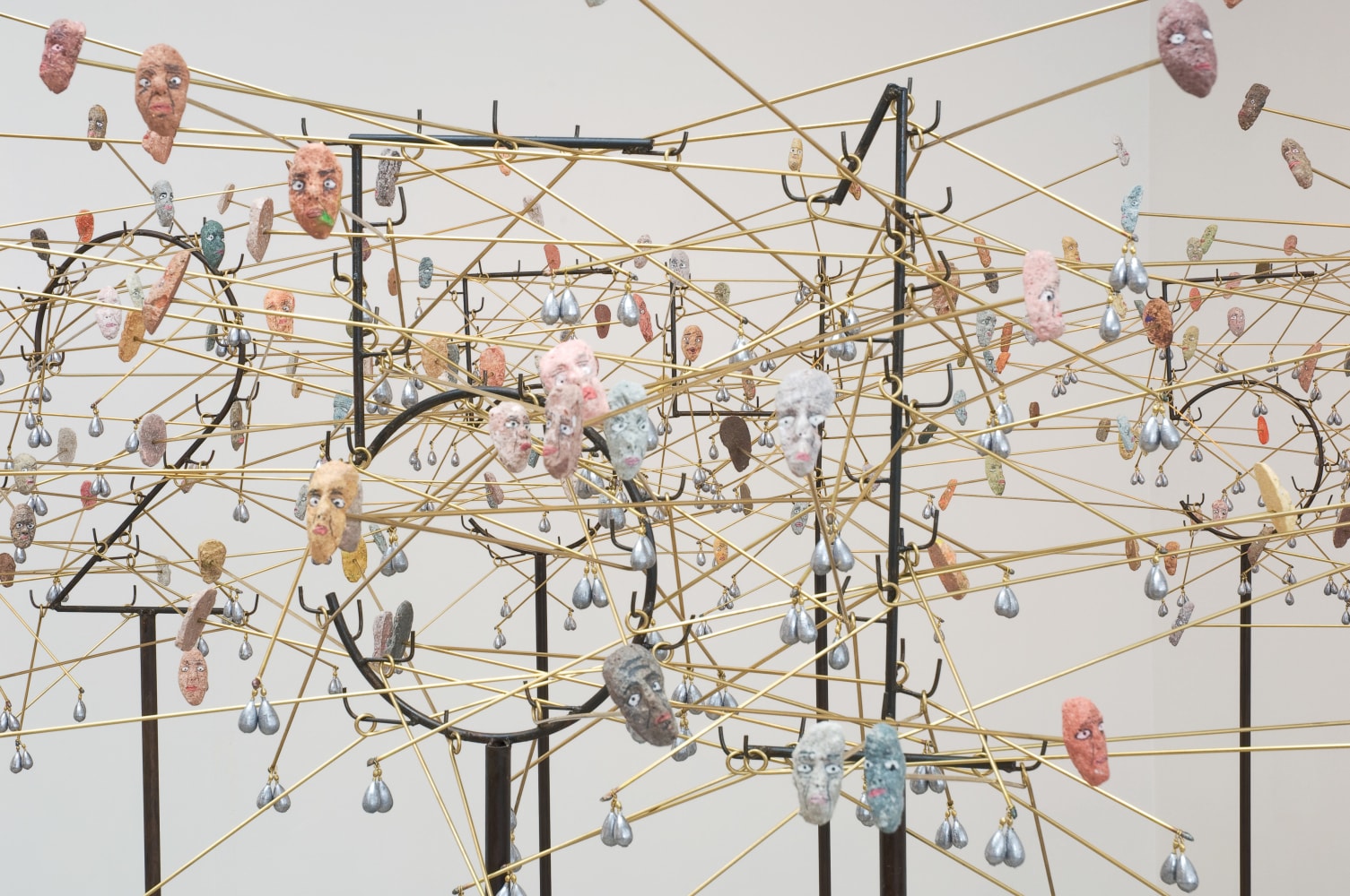 Evan Holloway
51-55, 2009 (detail)
steel, Sculptamold, lead, and paint
each unit approximately 68 x 48 x 40 inches
(172.7 x 121.9 x 101.6 cm)