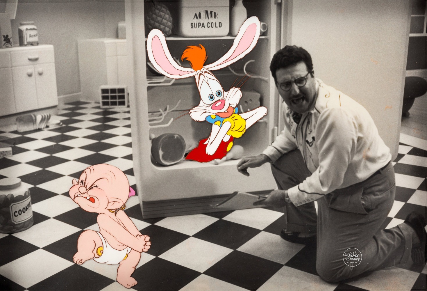 Hand-painted production cell from&amp;nbsp;Who Framed Roger Rabbit,&amp;nbsp;1988, directed by Robert Zemeckis