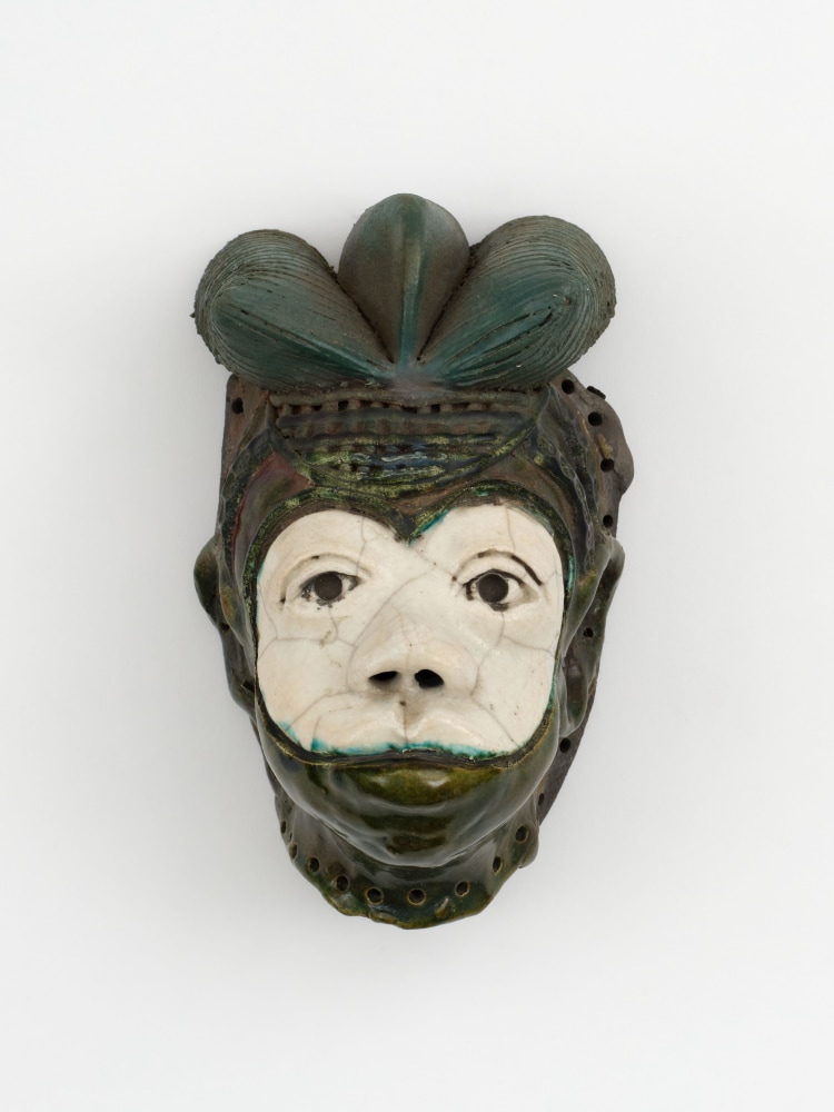 Akinsanya Kambon Fang (Pangwe) Camaroon , 2009 Raku fired ceramic 7 x 4 x 4 inches