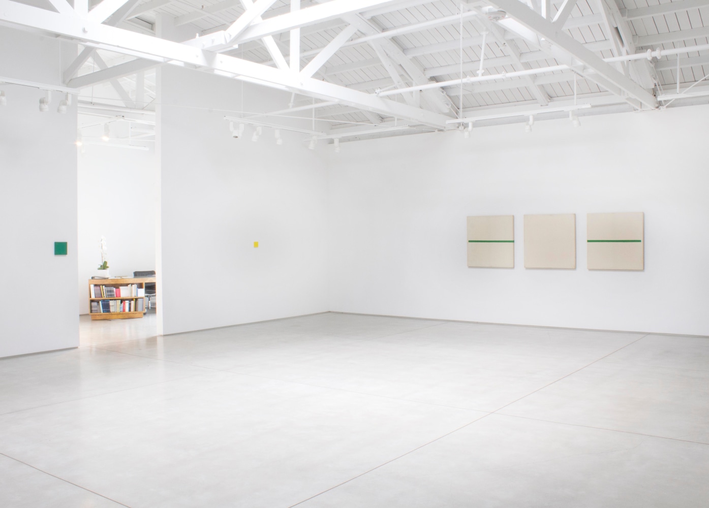 Robert Barry Paintings and Works on Paper from the 1960s​, installation view