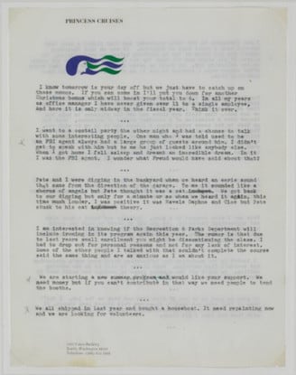 Untitled (&quot;I know tomorrow is your day off...&quot;), 1970-71