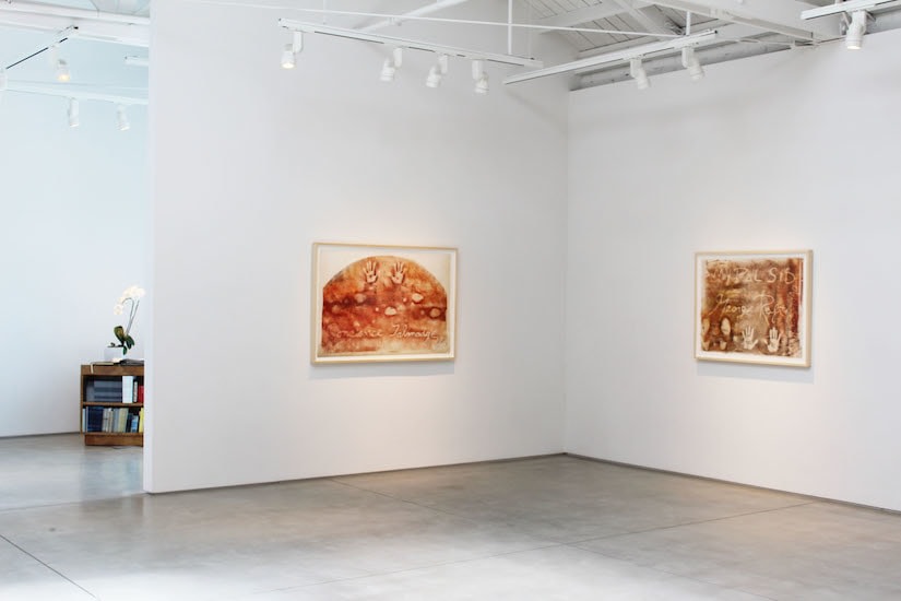 Sari Dienes &quot;Dear Sid, with Love&quot; The Hollywood Rubbings​, installation view