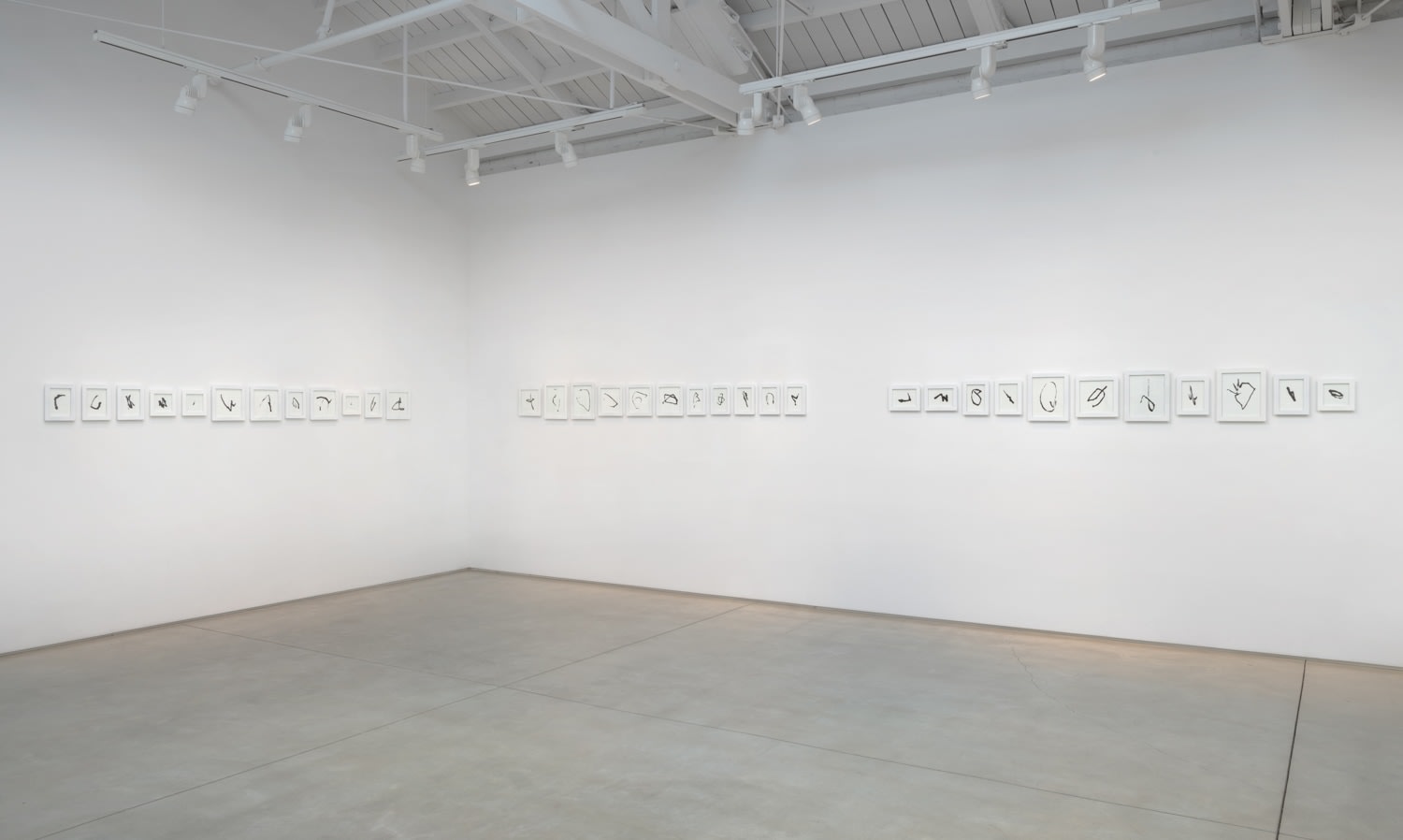 Allan McCollum's Traces, installation view