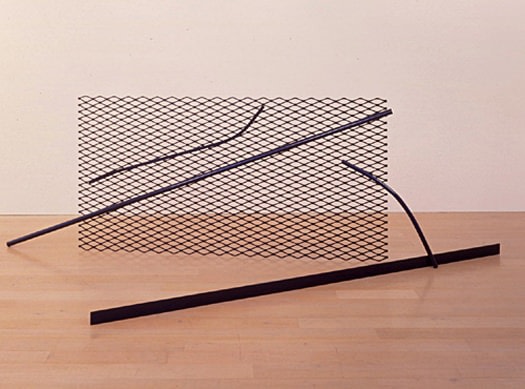 An installation view of a work by Anthony Caro