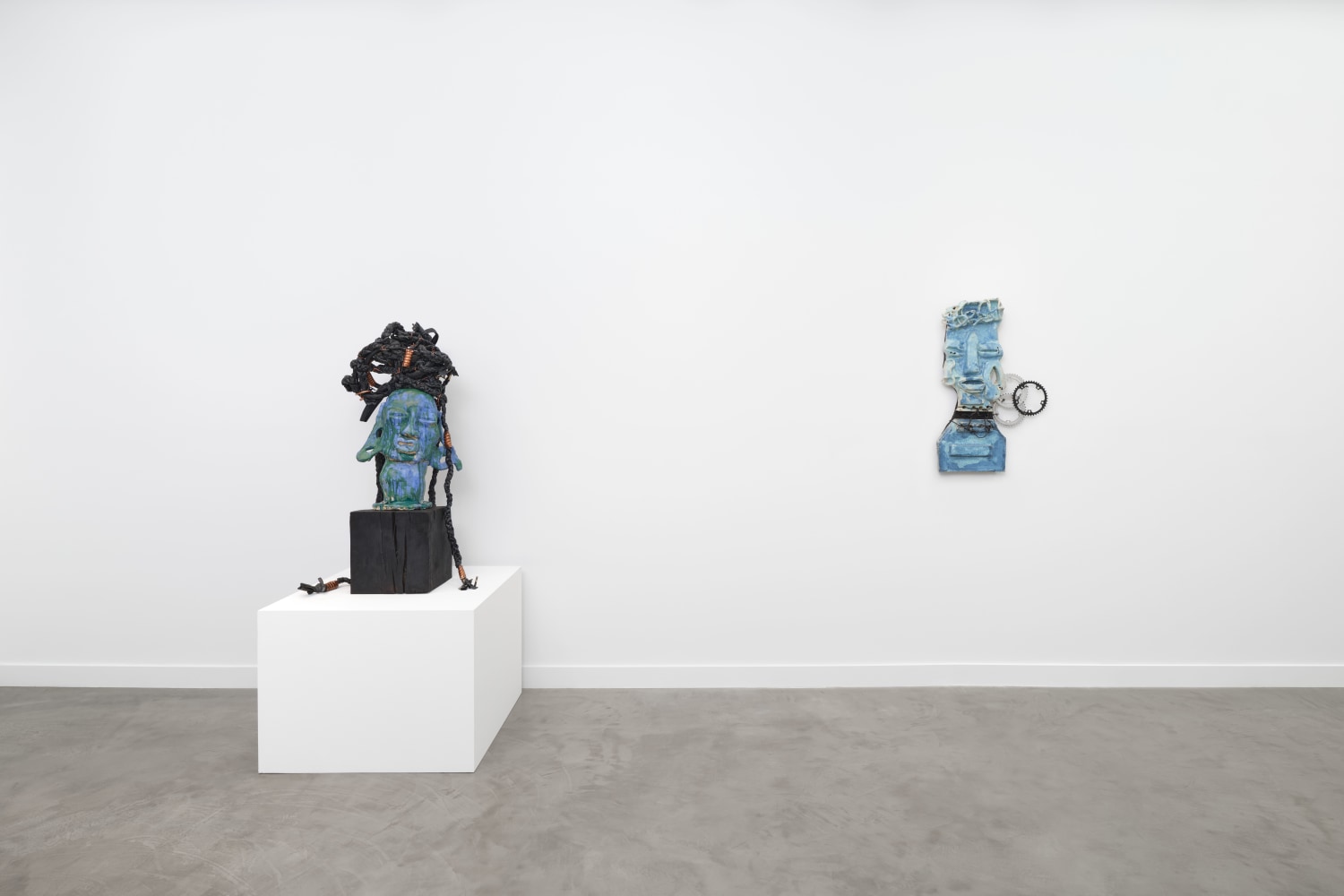 Installation view of Leilah Babirye & Reverend Joyce McDonald