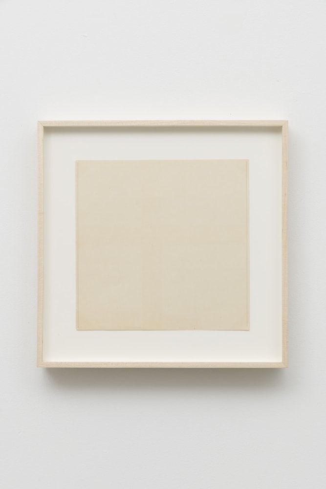 Untitled (two light vertical pencil lines), 1967