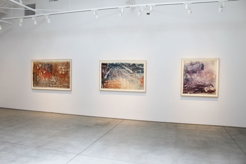 Sari Dienes &quot;Dear Sid, with Love&quot; The Hollywood Rubbings​, installation view