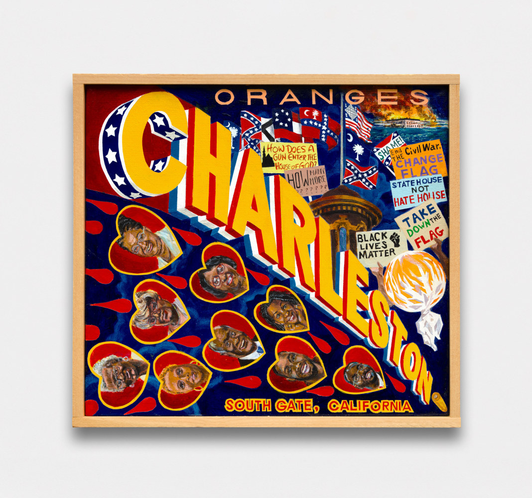 Charleston Brand, 2016 Acrylic on canvas 10 x 11 inches