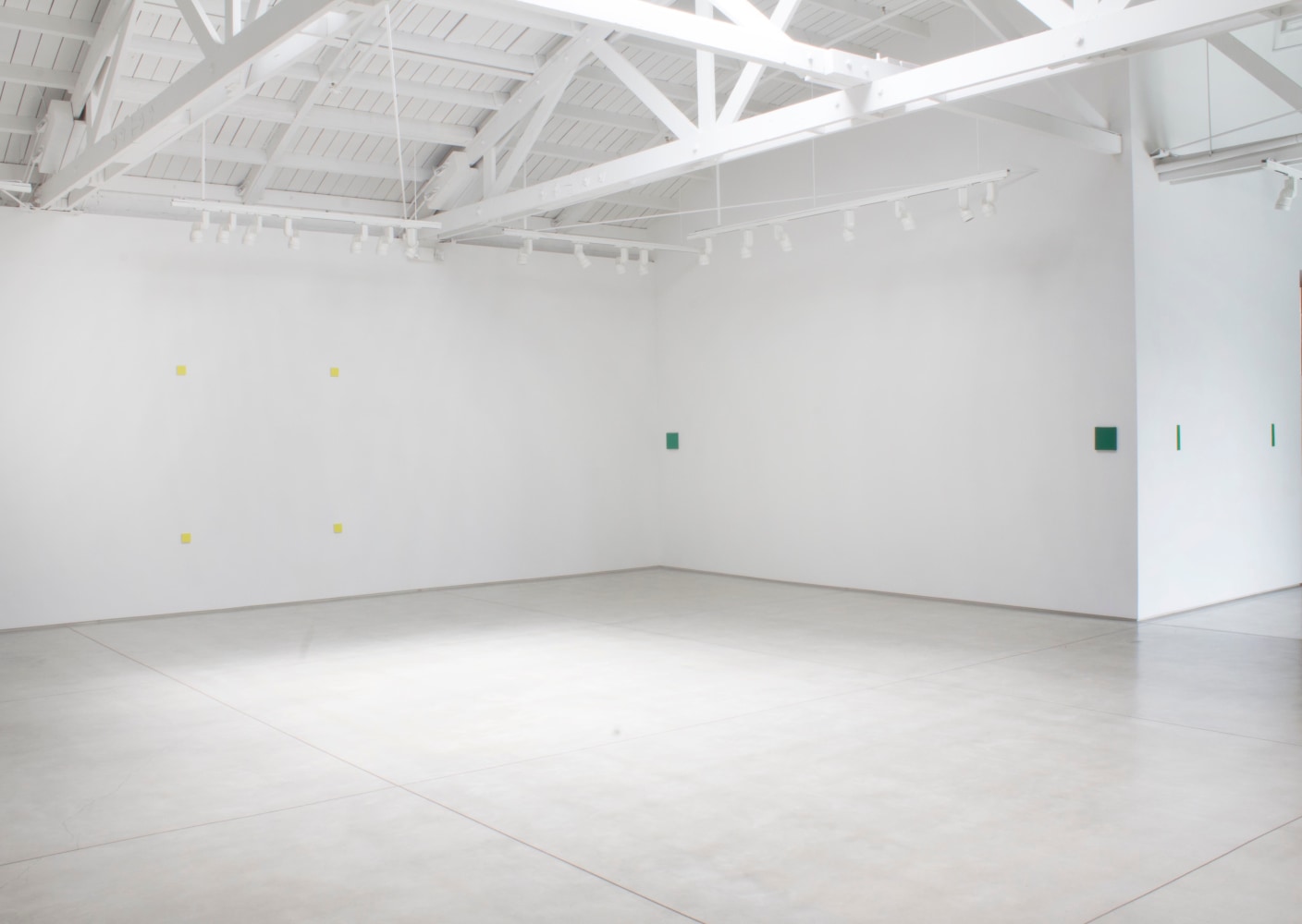 Robert Barry Paintings and Works on Paper from the 1960s​, installation view