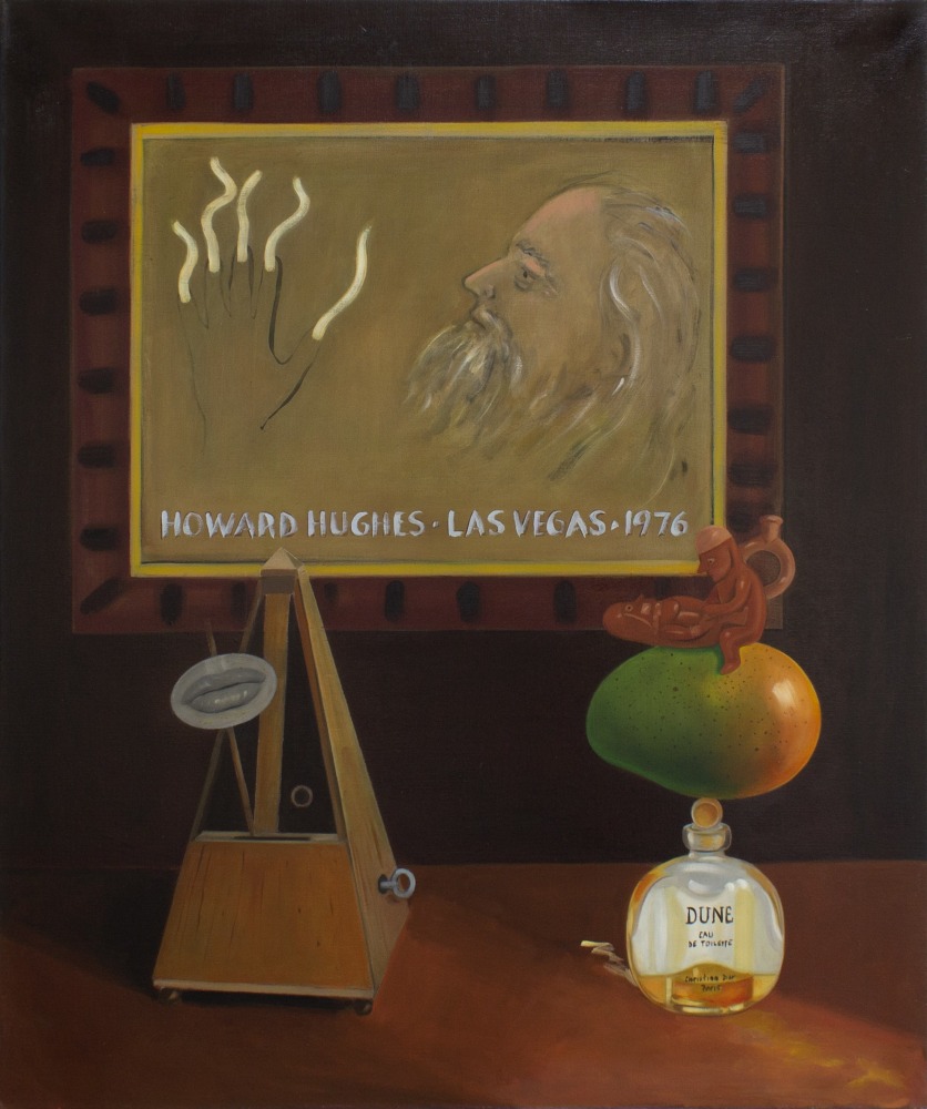 Raul Guerrero, Still Life with Portrait of Howard Hughes, 2012