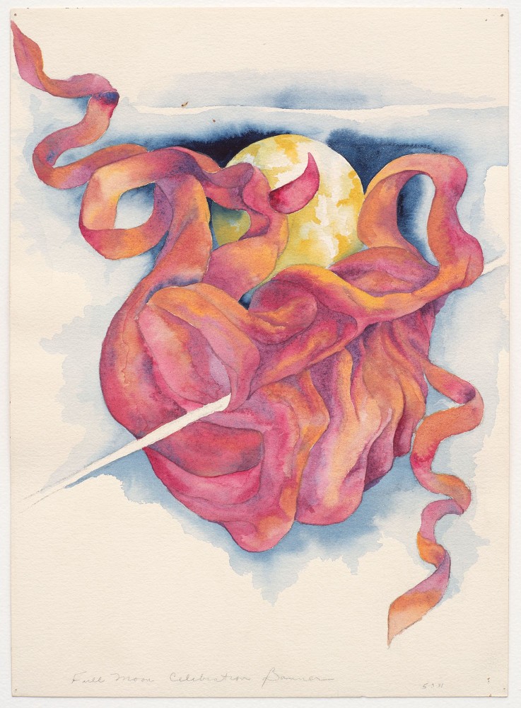 A work by Rosemary Mayer titled, &quot;Full Moon Celebration Banner,&quot;1981