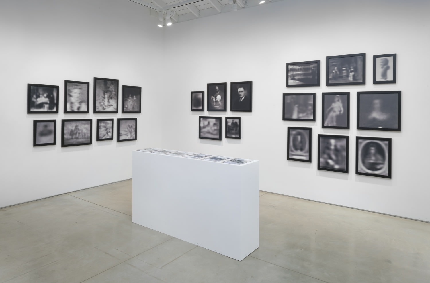 Allan McCollum's Traces, installation view