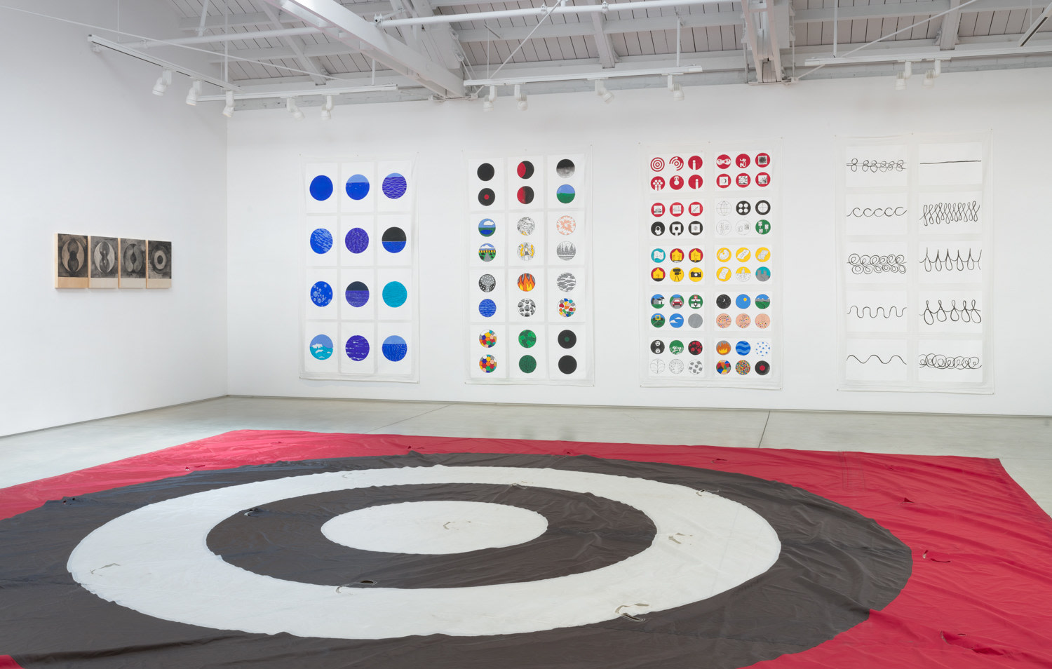 Installation image of 'Matt Mullican: Things Change in Heaven', 2021