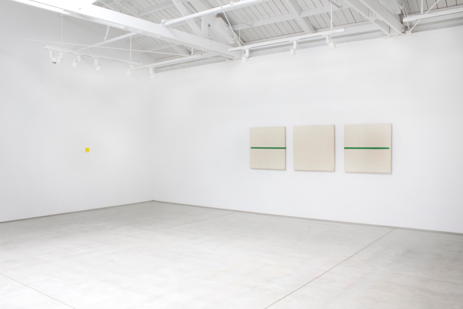 Robert Barry Paintings and Works on Paper from the 1960s​, installation view