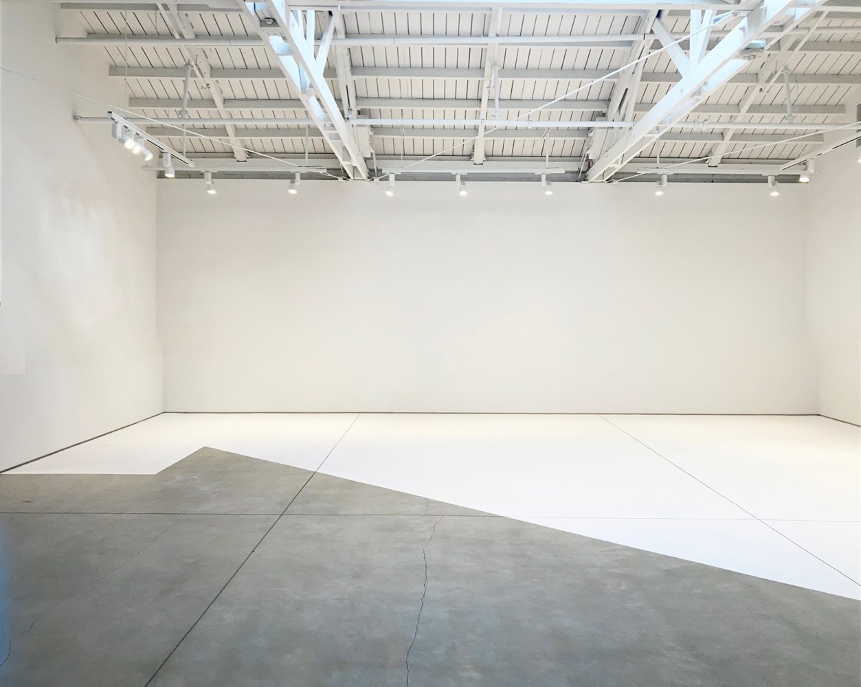 Installation view of 'Untitled (Chalk Inverse)', 1969