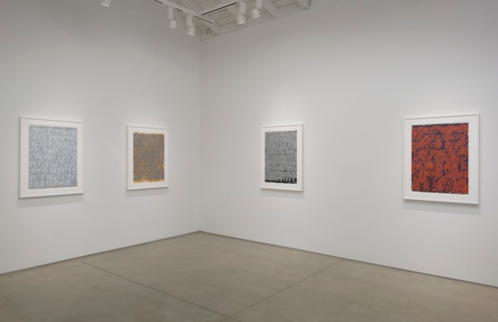 Mel Bochner​, Installation view, 2015