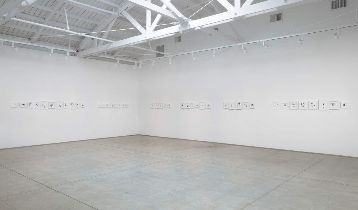 Allan McCollum's Traces, installation view