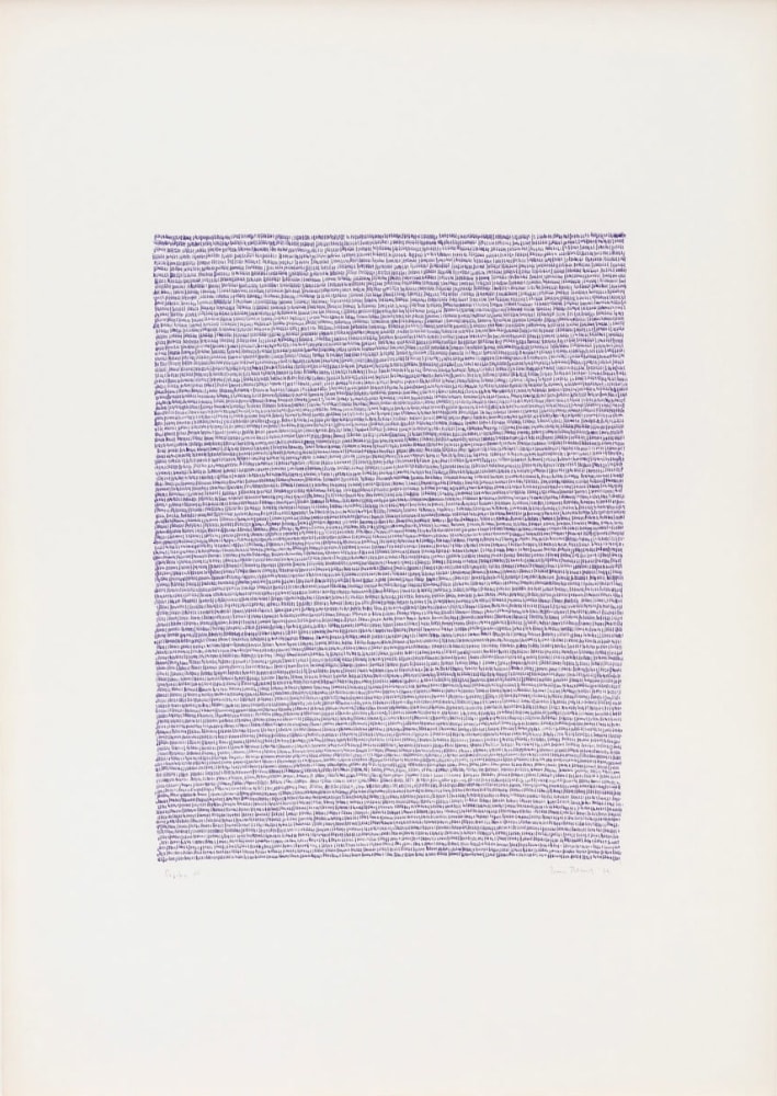 Irma Blank  Eigenschriften, Pagina 15, 1970