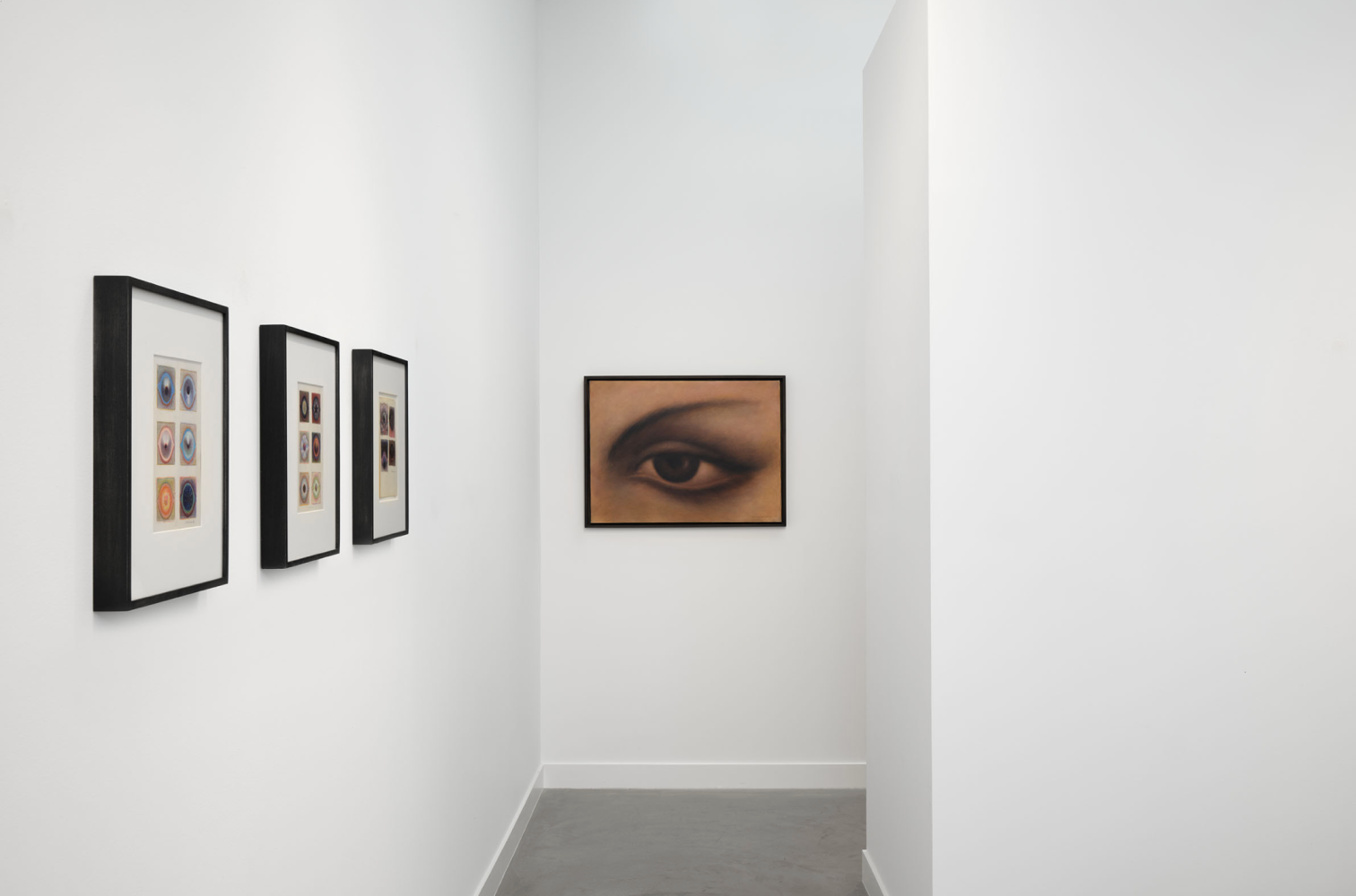 Installation view of Rodolfo Abularach: A Cosmic Vision, 2025