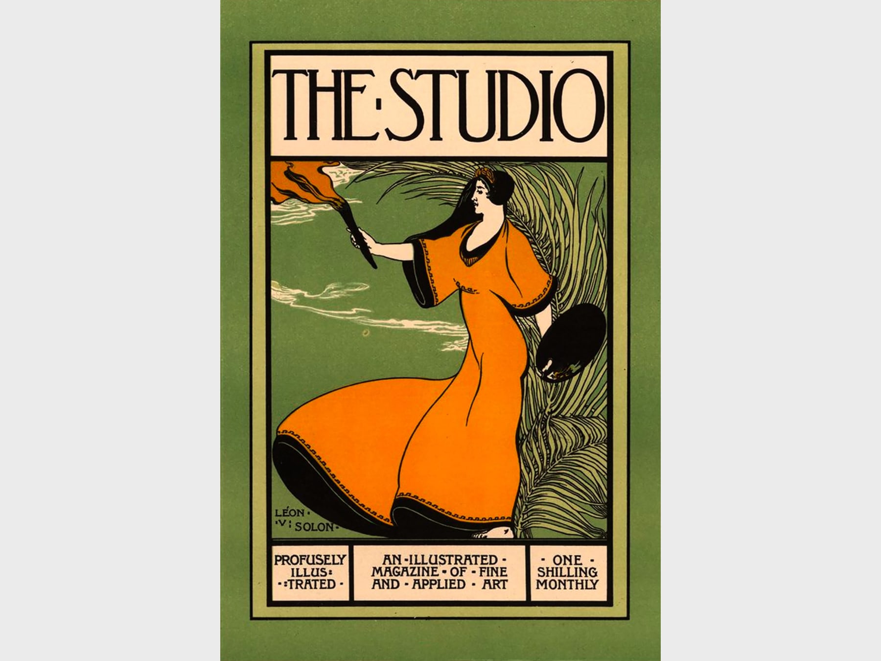 Poster by&amp;nbsp;L&amp;eacute;on-Victor Solon&amp;nbsp;advertising&amp;nbsp;The Studio