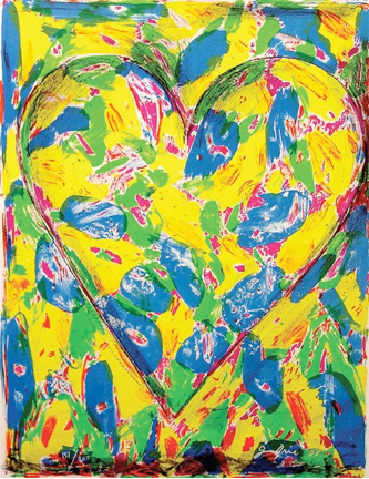 Jim Dine (1935), The Blue Heart, 2005