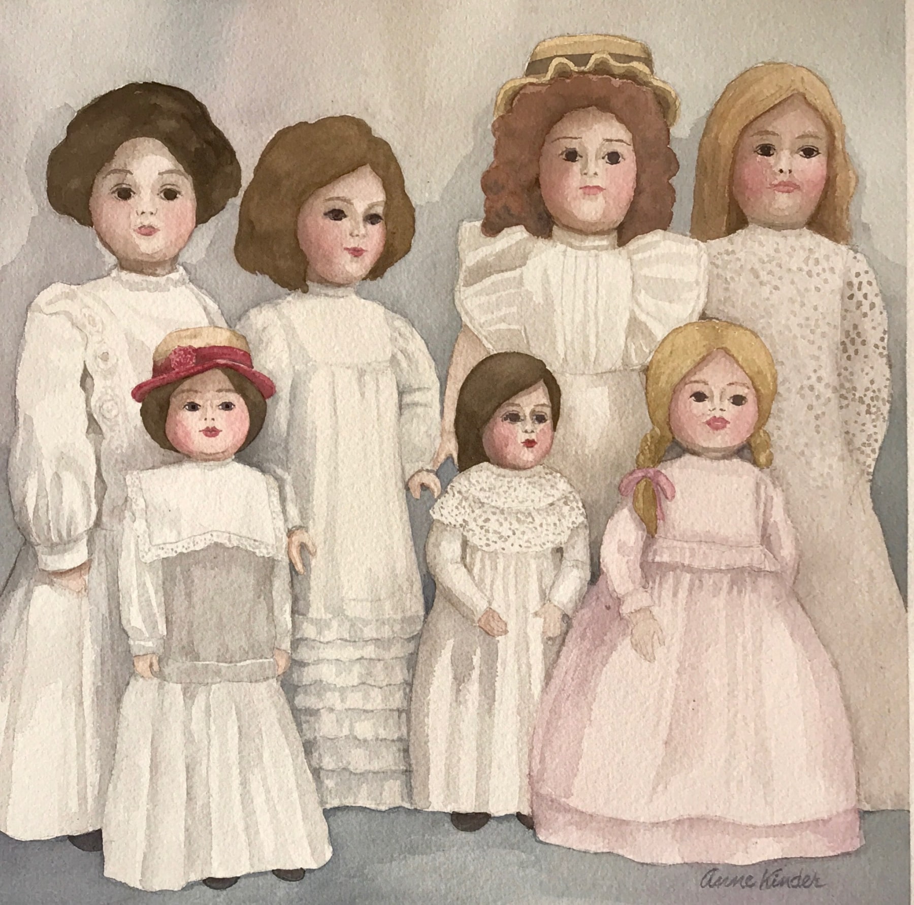 Anne Kinder, Antique Dolls, No. 2,&nbsp;2017