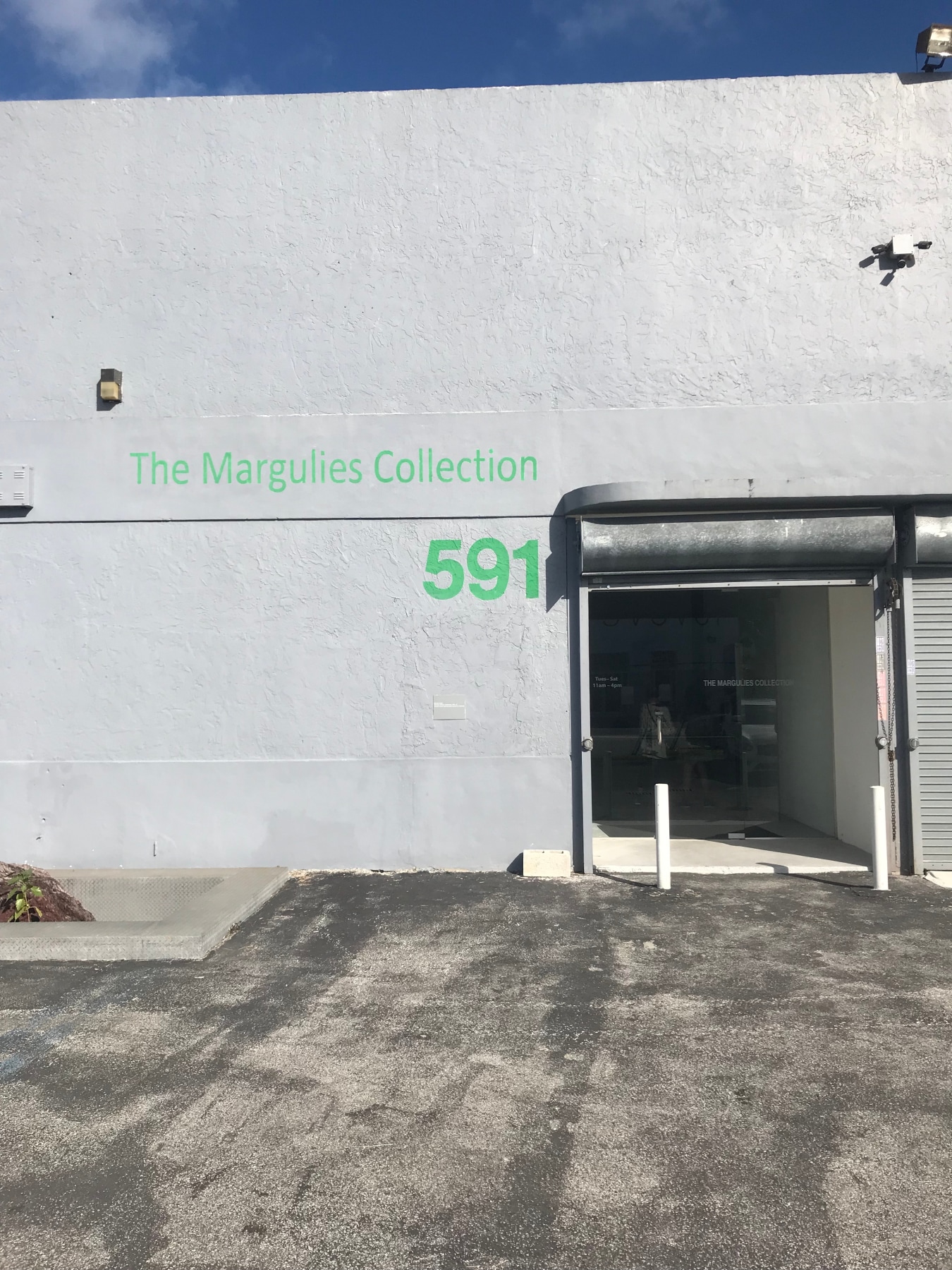 Entrance to The Marguelis Collection at The Warehouse