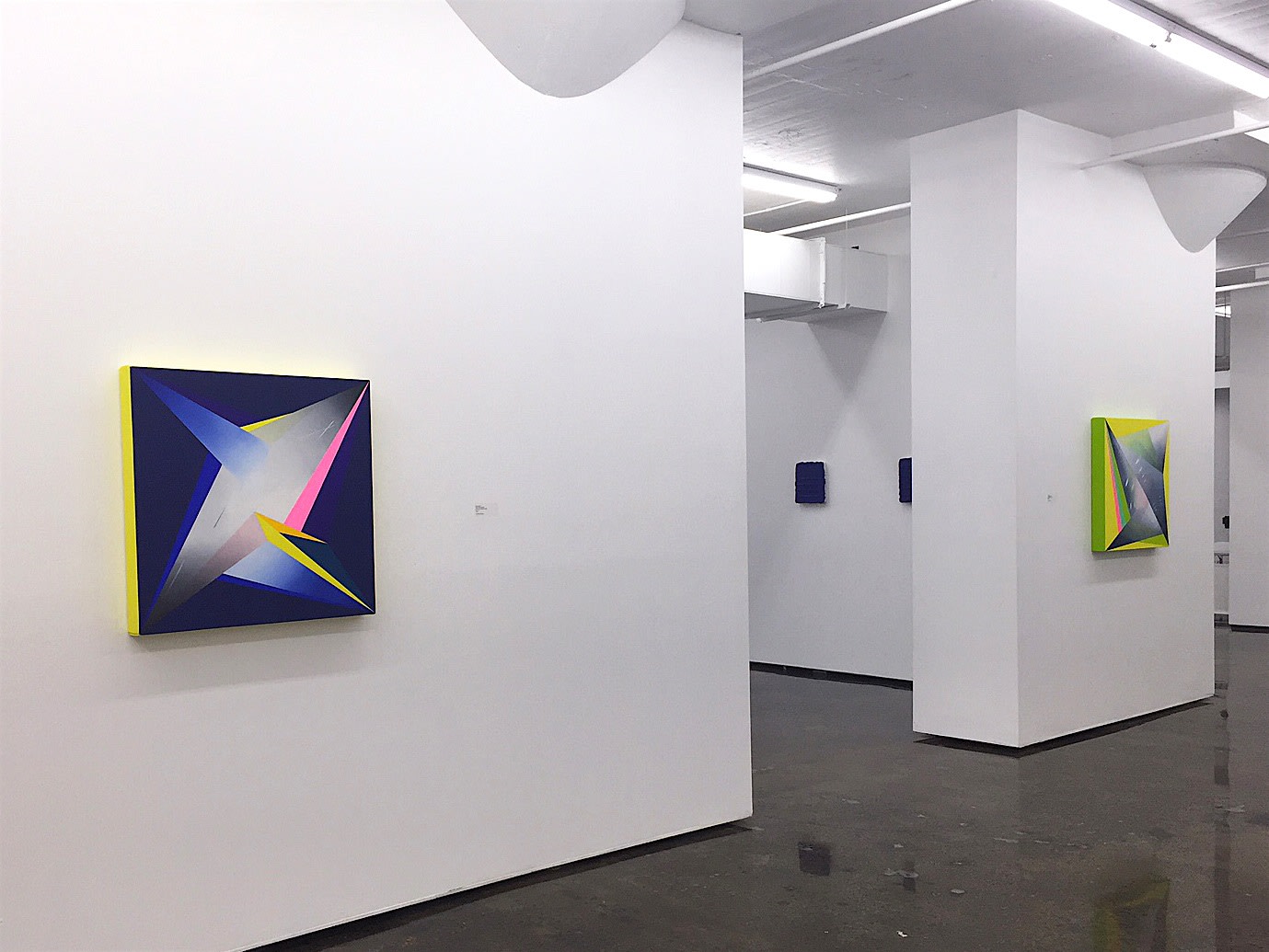 JANET JONES ​| STARRY, STARRY NITE #1 &amp;amp; #4 | INSTALLATION VIEW |&nbsp;OIL AND ACRYLIC ON CANVAS | 30 X 30&nbsp;INCHES EACH | 2016