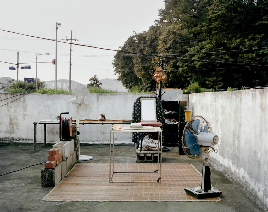 JINYOUNG&nbsp;KIM | OBJECTS ON THE ROOFTOP VARIATION #6 | C-PRINT | 38 X 48 INCHES | EDITION OF 5 | 2014, &nbsp;