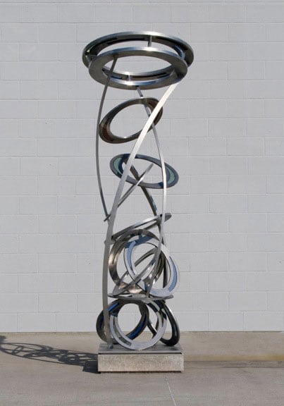 Don Gummer stainless steel sculpture Open Eyes